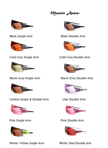 Shoot Off Master Glasses Arms only