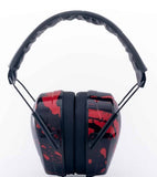 Shoot-Off Ear Muffs - Red & Black