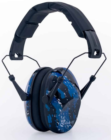 Shoot-Off Ear Muffs -  Blue & Black