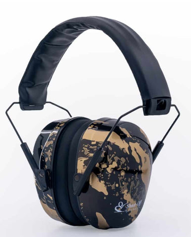 Shoot-Off Ear Muffs - Gold