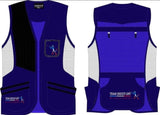Shooting Vest - Blue & White Mesh