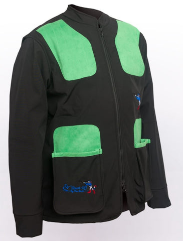 Winter Shooting Jacket - Black & Green